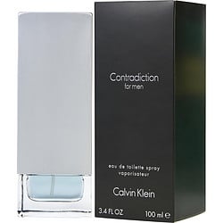 Calvin Klein Contradiction Eau de Toilette 100ml Spray, 100 ml for Men