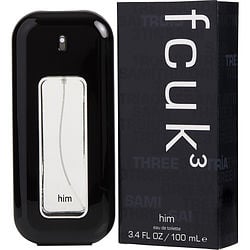 FCUK FCUK 3 Eau de Toilette 100ml Spray, 100 ml for Men