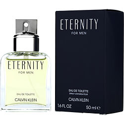 Calvin Klein Eternity Eau de Toilette 50ml Spray, 50 ml for Men