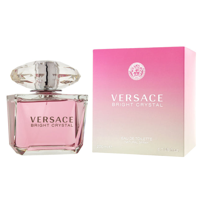 Versace Bright Crystal Eau de Toilette 200ml Spray, 200 ml for Women