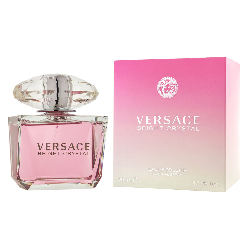 Versace Bright Crystal Eau de Toilette 200ml Spray, 200 ml for Women