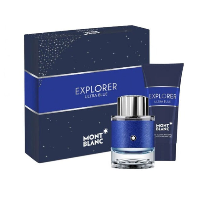 Mont Blanc Explorer Ultra Blue Gift Set 60ml EDP + 100ml Shower Gel for Men