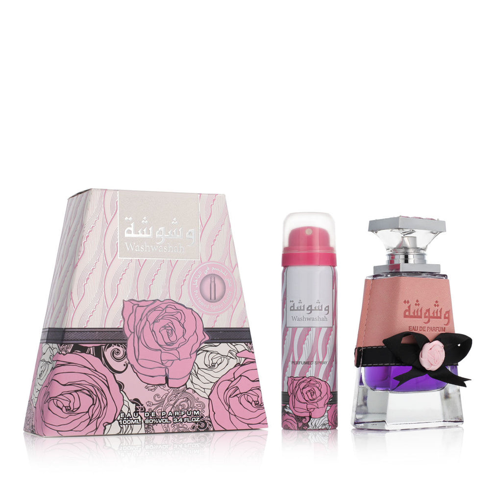 Lattafa Perfumes Washwasha Gift Set 100ml EDP + 50ml Deodorant Spray for Women