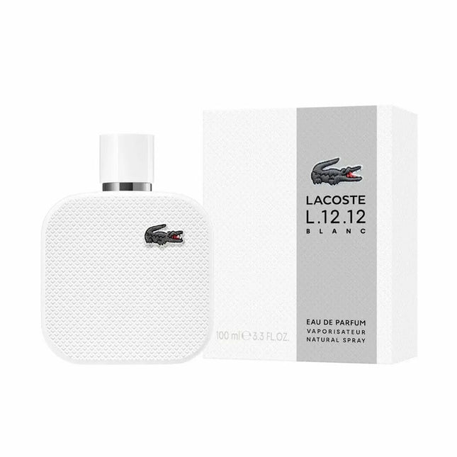 Lacoste Eau de Lacoste L.12.12 Blanc Eau de Parfum 100ml Spray, 100 ml for Men