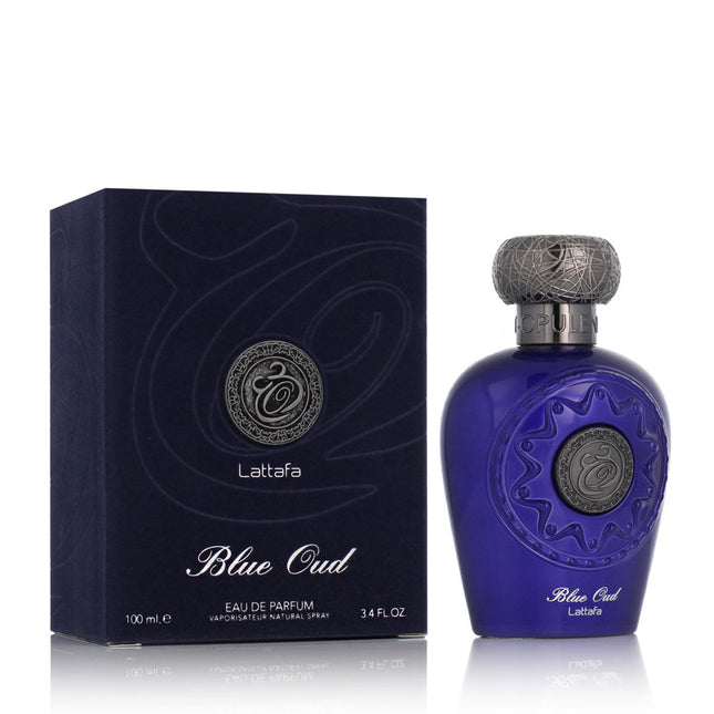 Lattafa Perfumes Blue Oud Eau de Parfum 100ml Spray, 100 ml for Unisex