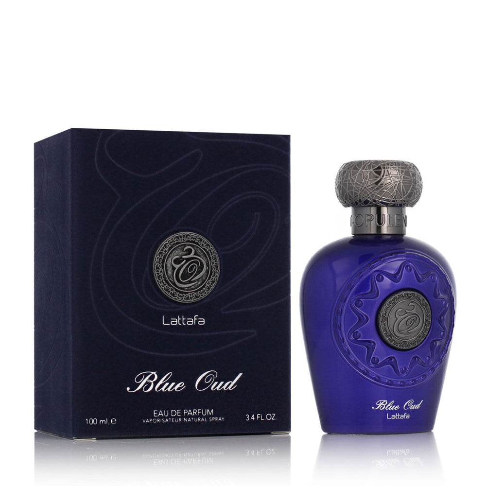 Lattafa Perfumes Blue Oud Eau de Parfum 100ml Spray, 100 ml for Unisex