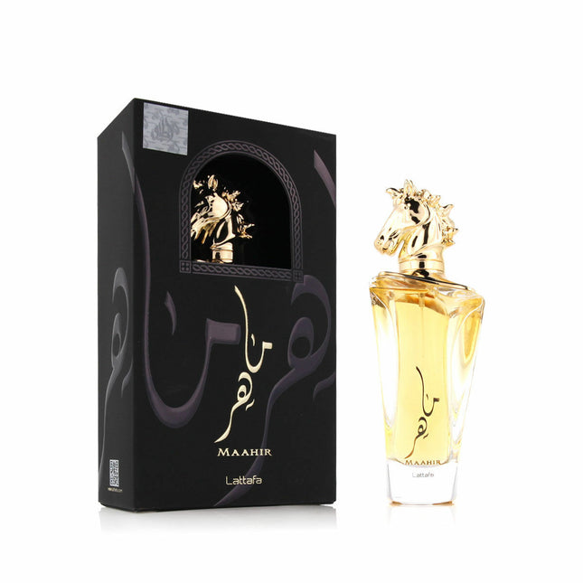 Lattafa Perfumes Maahir Eau de Parfum 100ml Spray, 100 ml for Unisex