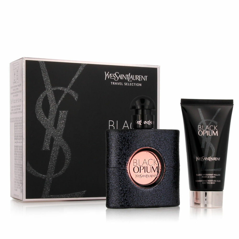 Yves Saint Laurent Black Opium Gift Set 50ml EDP + 50ml Body Lotion for Women