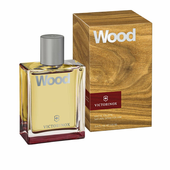 Victorinox Swiss Army Wood Eau de Toilette 100ml Spray, 100 ml for Men