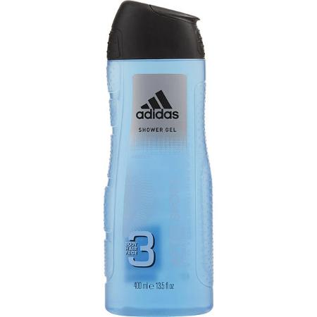 Adidas After Sport 3 in 1 Shower Gel & Shampoo Body Hair Face 400ml for Men