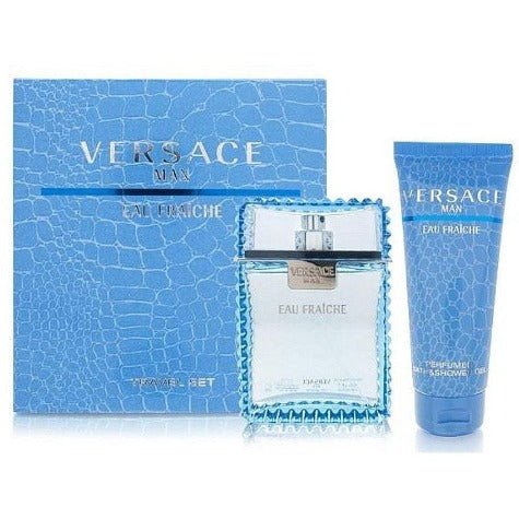 Versace Man Eau Fraiche Gift Set 100ml EDT + 100ml Bath and Shower Gel for Men