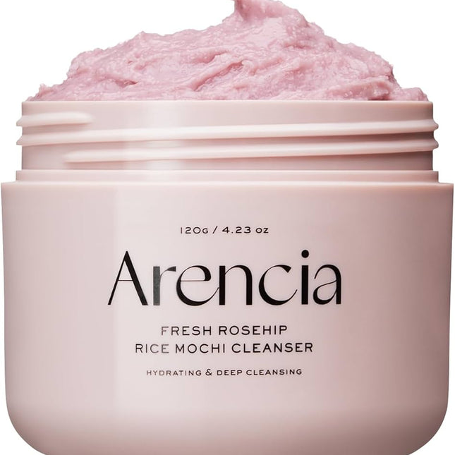 Arencia Fresh Rosehip Rice Mochi Cleanser 120g, 120 ml for Unisex