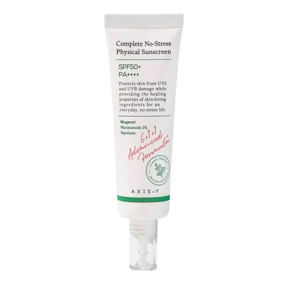 AXIS-Y Complete No-Stress Physical Sunscreen SPF50+ 50ml, 50 ml for Unisex