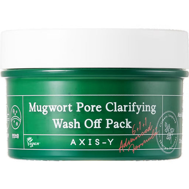 AXIS-Y Mugwort Pore Clarifying Wash Off Pack 100ml for Unisex