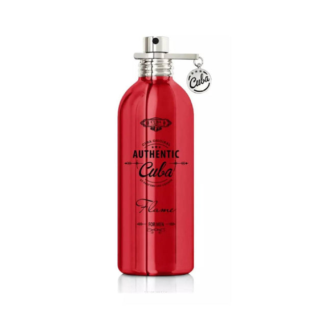 Cuba Authentic Flame Man Eau de Toilette 100ml Spray, 100 ml for Men