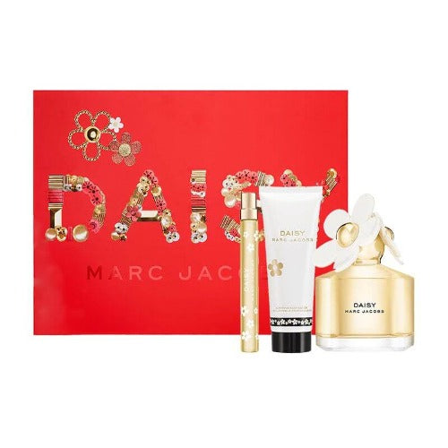 Marc Jacobs Daisy Gift Set 100ml EDT + 75ml Body Lotion + 10ml EDT for Women