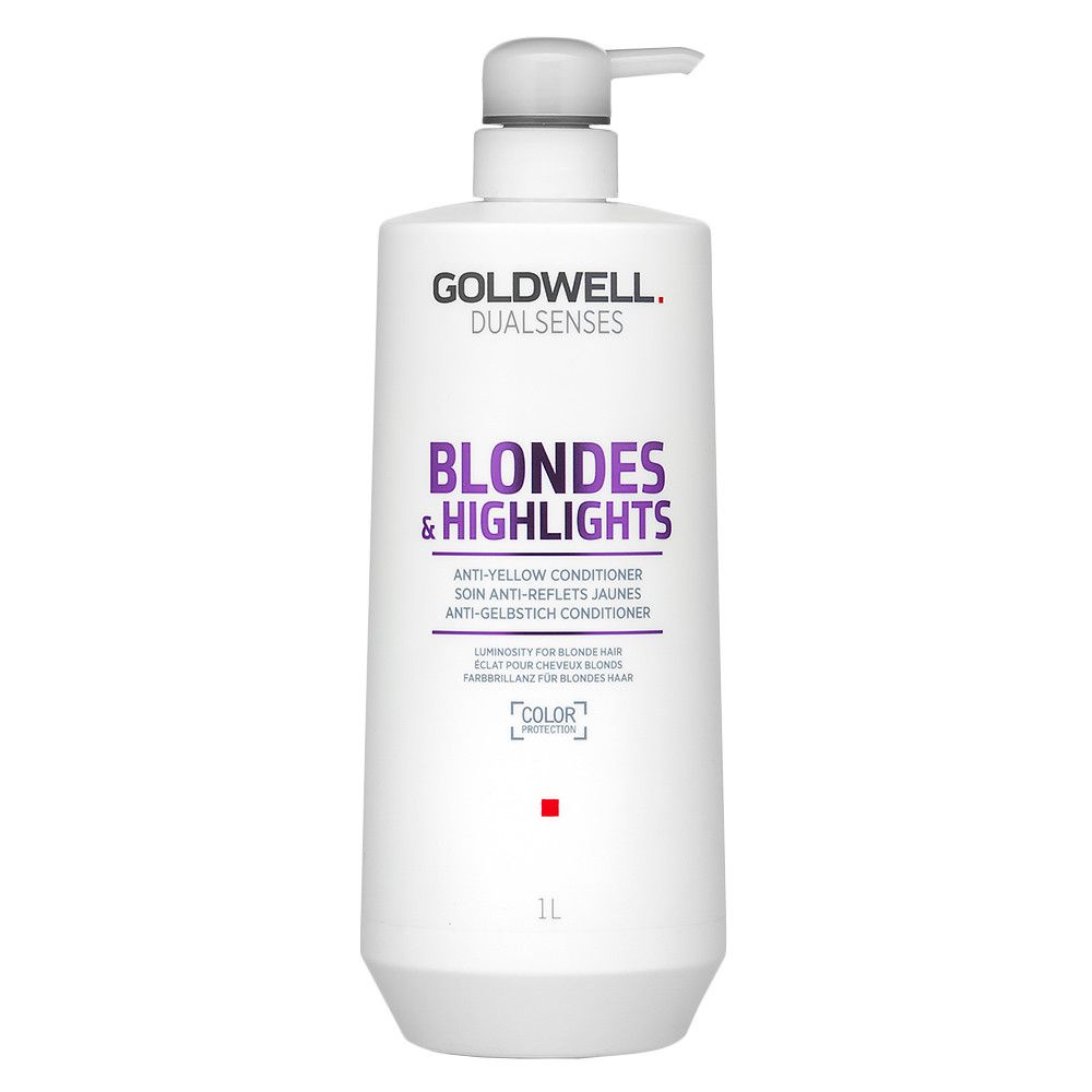 Goldwell Dualsenses Blonde & Highlights Anti-Yellow Conditioner 1000ml, 1000 ml for Unisex