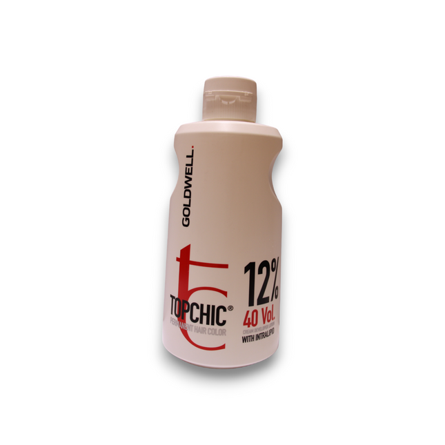 Goldwell TopChic Permanent Hair Color 12% 40 Vol. Cream Developer Lotion 946ml, 946 ml for Unisex