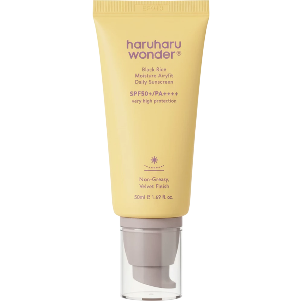 Haruharu Wonder Black Rice Moisture Airyfit Daily Sunscreen SPF50+/Pa++++ 50ml, 50 ml for Unisex
