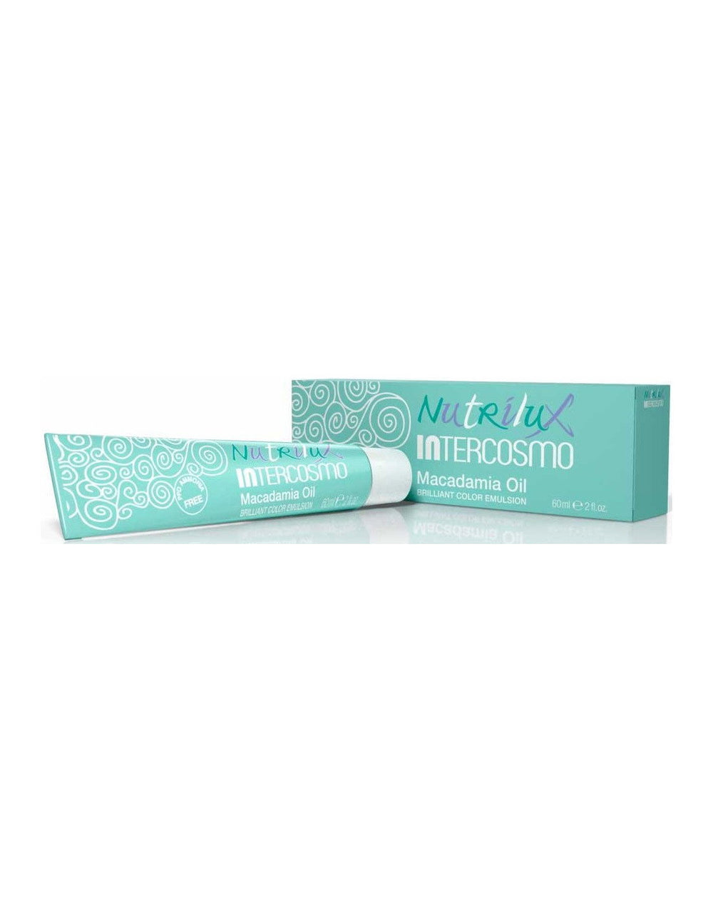Intercosmo Nutrilux Macadamia Oil Hair Colour 60ml - 10.0 Orange Blossom Honey, 60 ml for Unisex