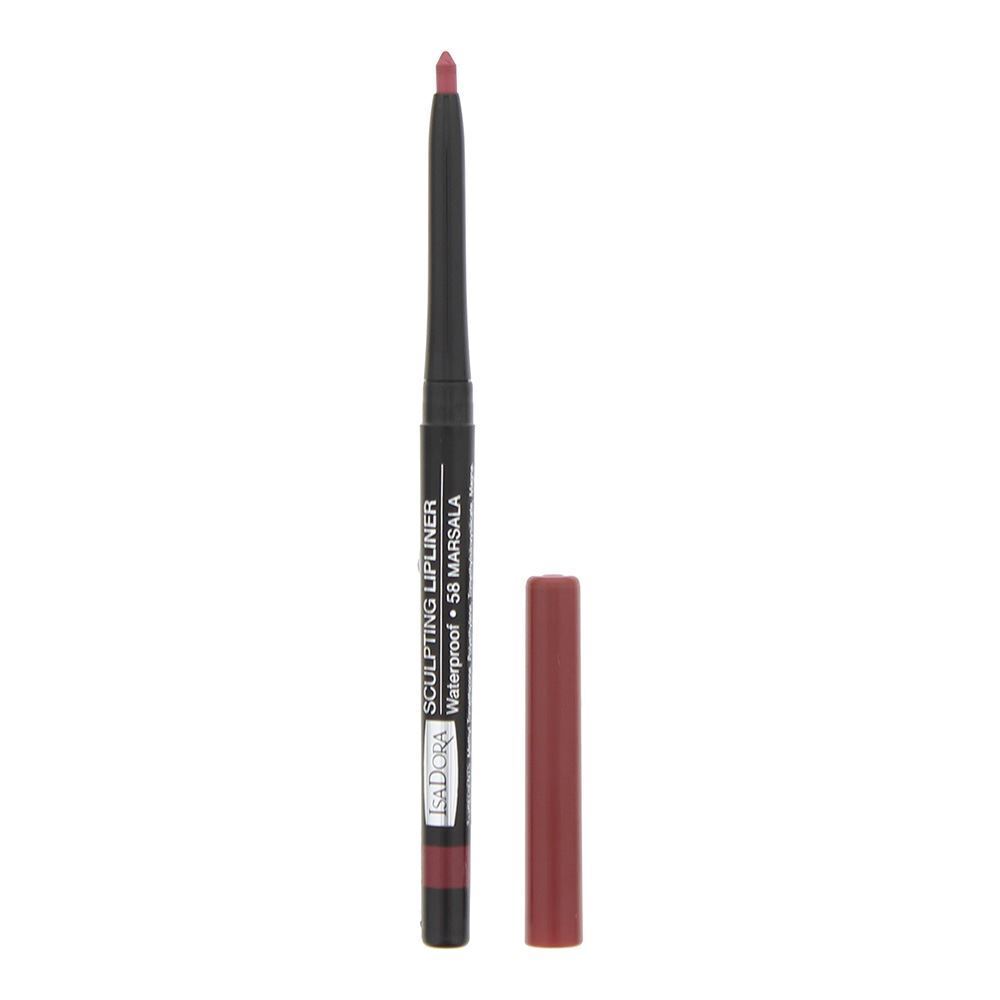 IsaDora Sculpting Waterproof Lipliner 0.3g - 58 Marsala, 1 for Unisex