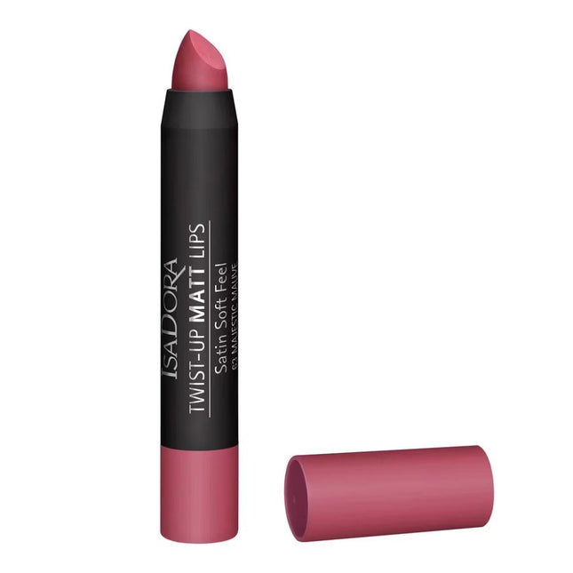 IsaDora Twist-Up Matt Lips Lipstick 3.3g - 63 Majestic Mauve, 3 g for Unisex