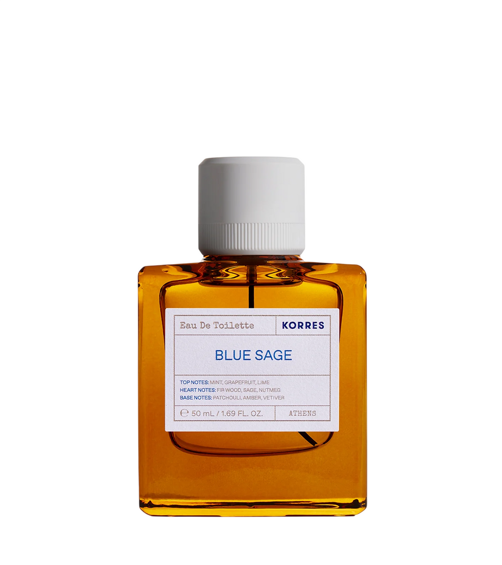 Korres Blue Sage Eau de Toilette 50ml Spray, 50 ml for Men
