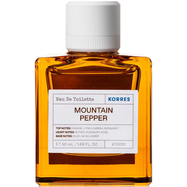 Korres Mountain Pepper Eau de Toilette 100ml Spray, 100 ml for Unisex