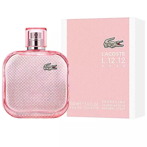 Lacoste Eau de Lacoste L.12.12 Rose Sparkling Eau de Toilette 100ml Spray, 100 ml for Women
