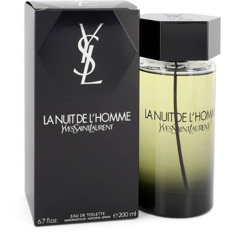 Yves Saint Laurent La Nuit de L'Homme Eau de Toilette 200ml Spray, 200 ml for Men