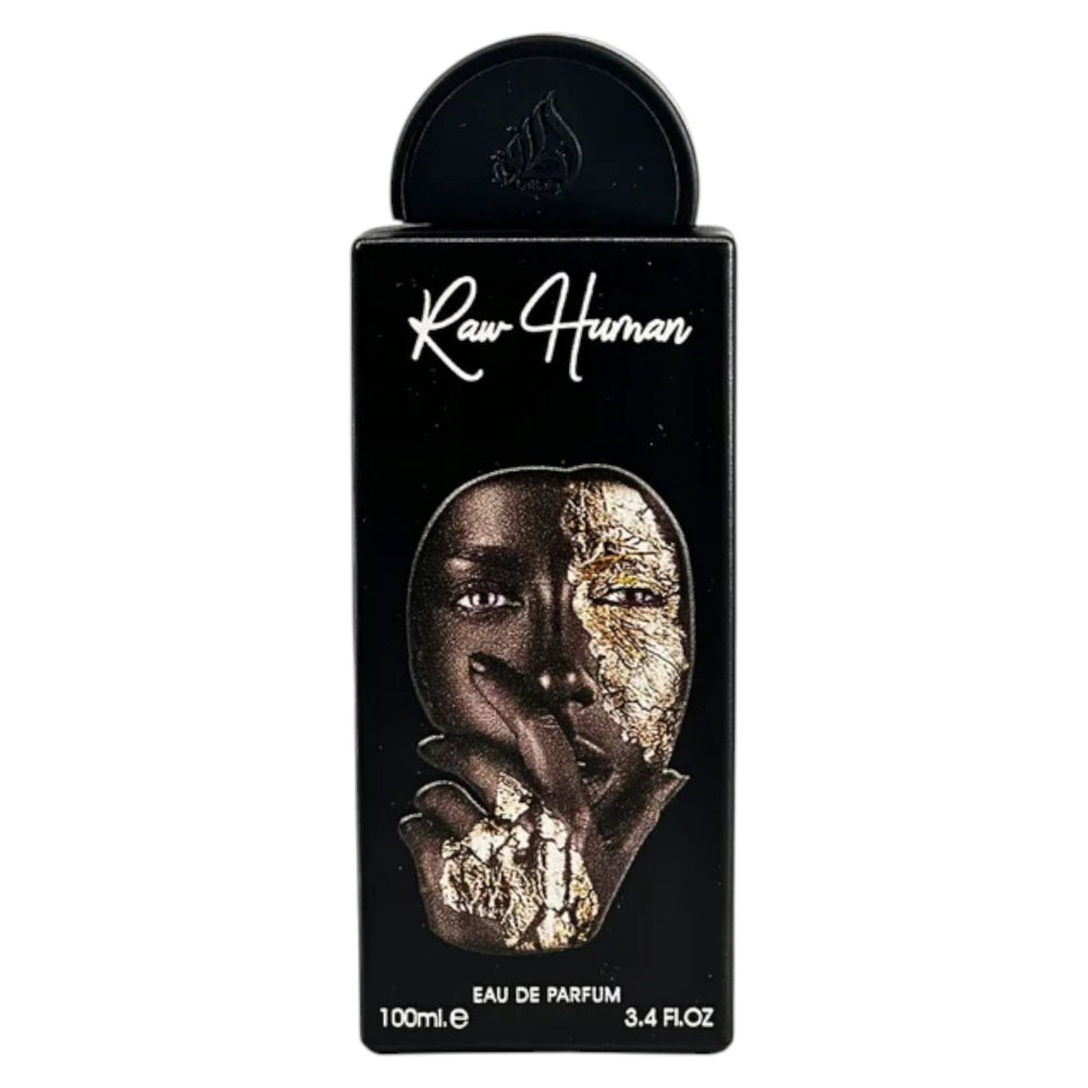 Lattafa Perfumes Raw Human Eau de Parfum 100ml Spray, 100 ml for Unisex