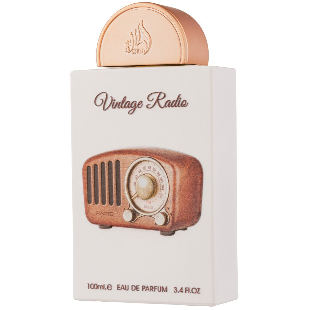 Lattafa Perfumes Vintage Radio Eau de Parfum 100ml Spray, 100 ml for Unisex