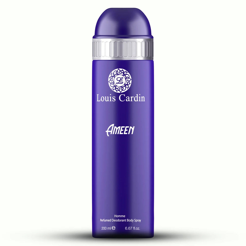 Louis Cardin Ameen Homme Deodorant 200ml Spray, 200 ml for Men