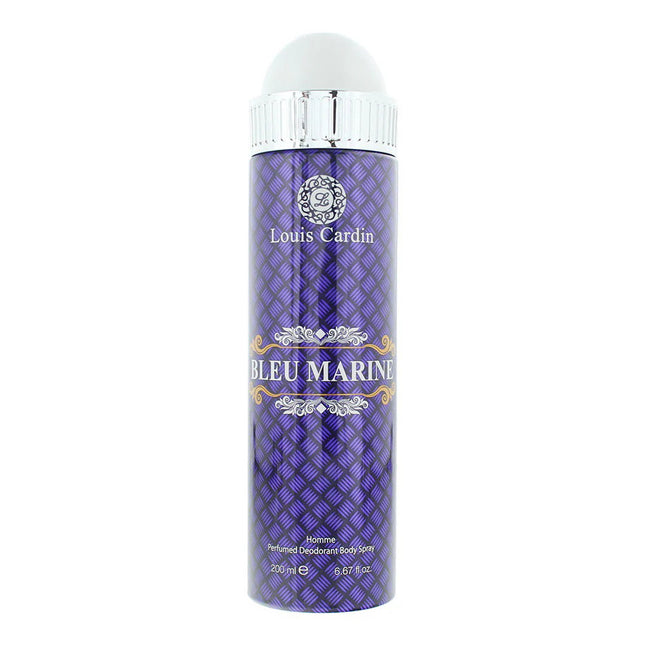 Louis Cardin Bleu Marine Homme Perfumed Deodorant Body Spray 200ml, 200 ml for Men