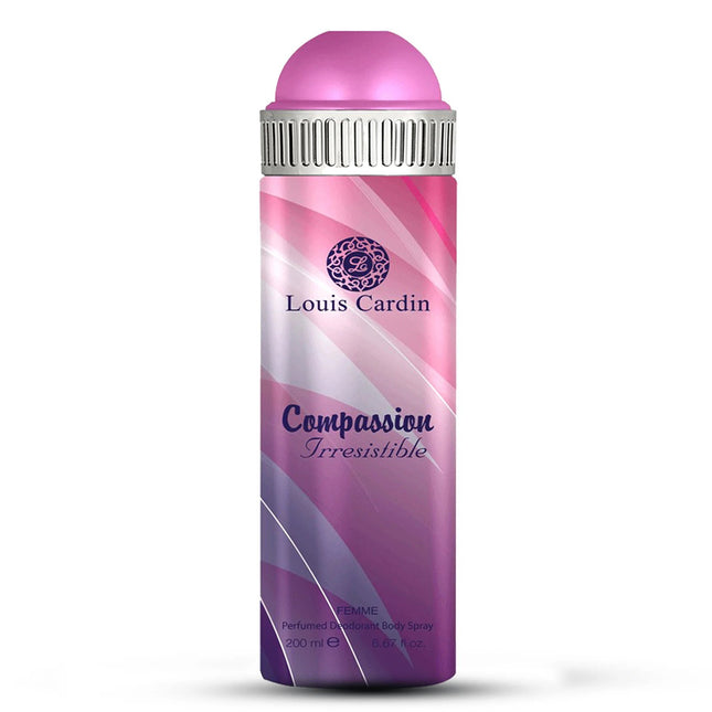 Louis Cardin Compassion 2 Perfumed Deodorant Body Spray 200ml, 200 ml for Women