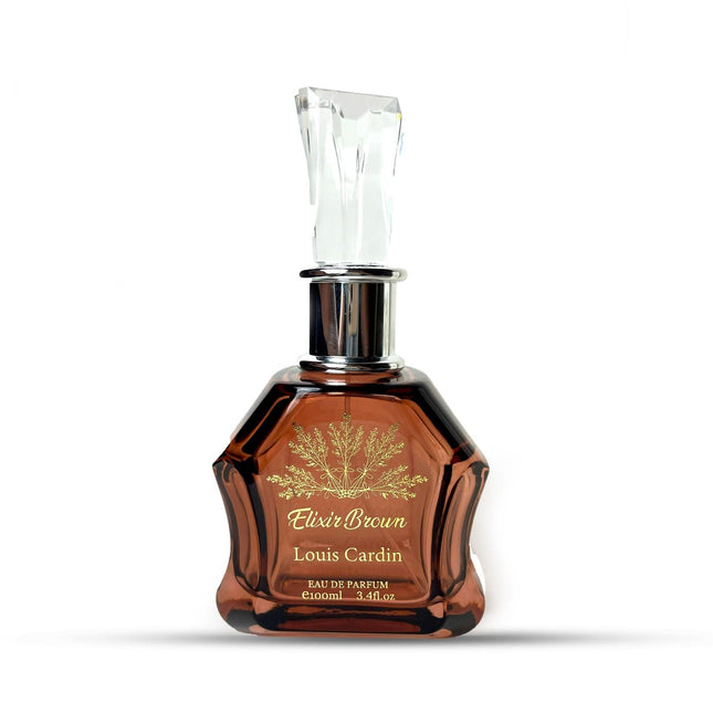 Louis Cardin Elixir Brown Eau de Parfum 100ml Spray, 100 ml for Men