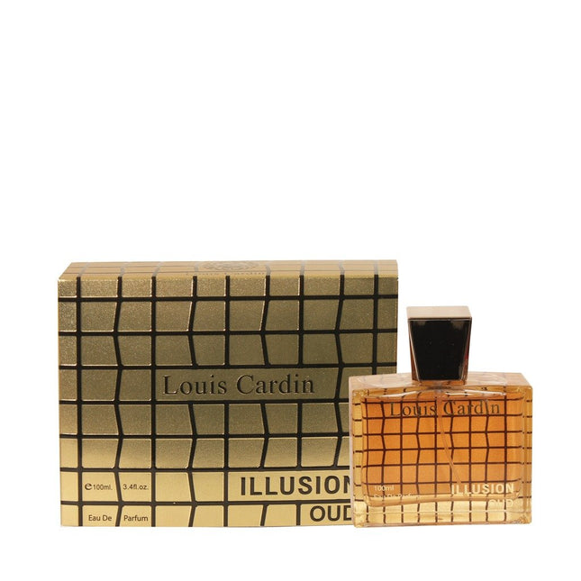 Louis Cardin Illusion Oud Eau de Parfum 100ml Spray, 100 ml for Men