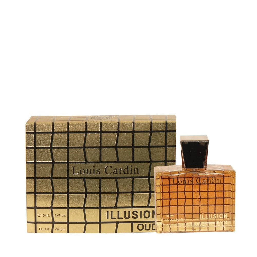 Louis Cardin Illusion Oud Eau de Parfum 100ml Spray, 100 ml for Men