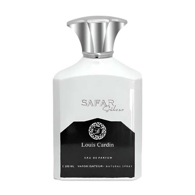 Louis Cardin Safar Silver Eau de Parfum 100ml Spray, 100 ml for Men