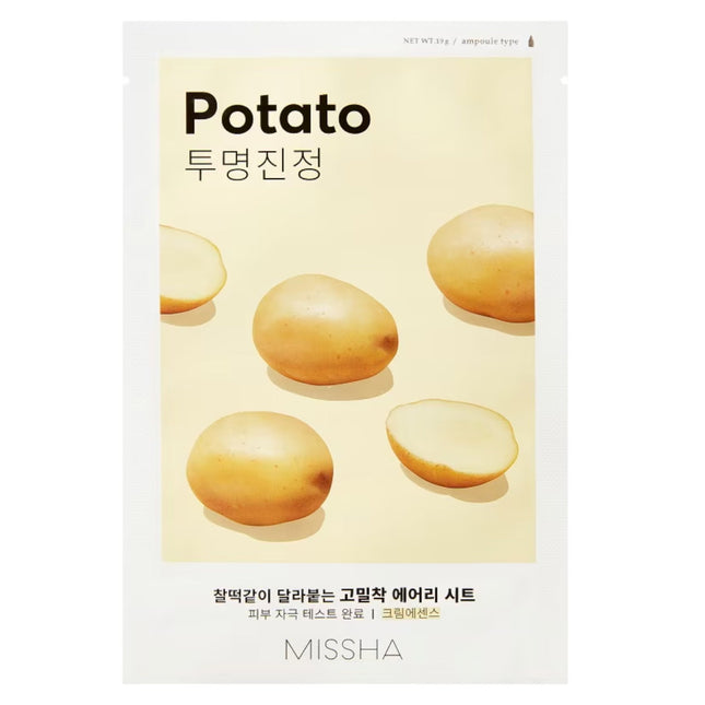 Missha Airy Fit Sheet Mask 19g - Potato for Unisex