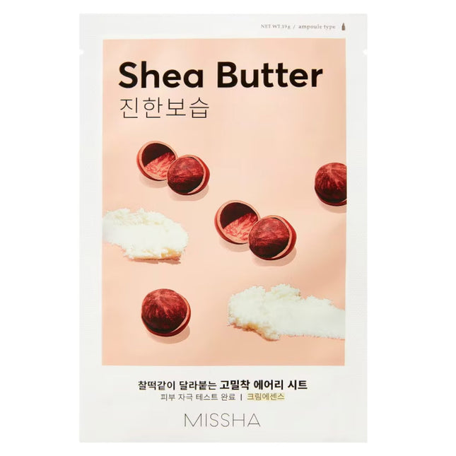 Missha Airy Fit Sheet Mask 19g - Shea Butter for Unisex