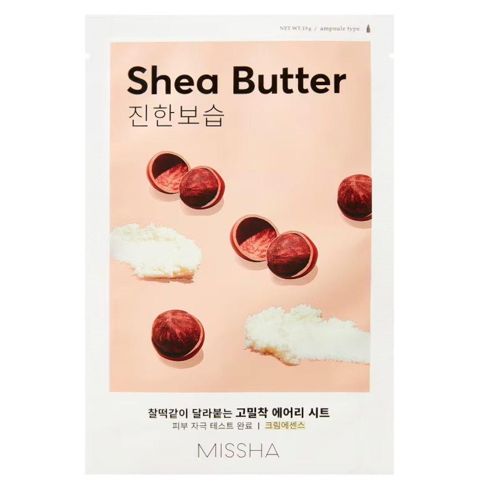 Missha Airy Fit Sheet Mask 19g - Shea Butter for Unisex