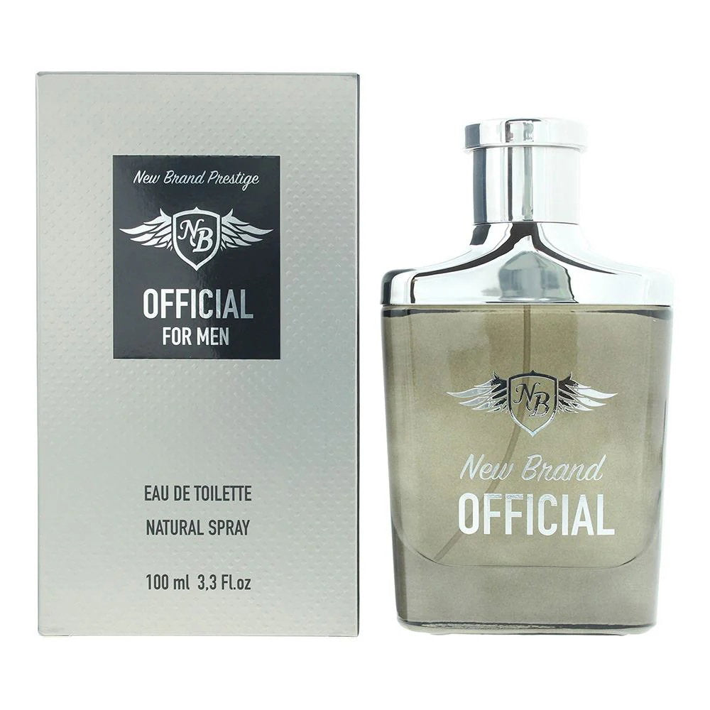 New Brand Parfums New Brand Prestige Official For Men Eau de Toilette 100ml Spray, 100 ml