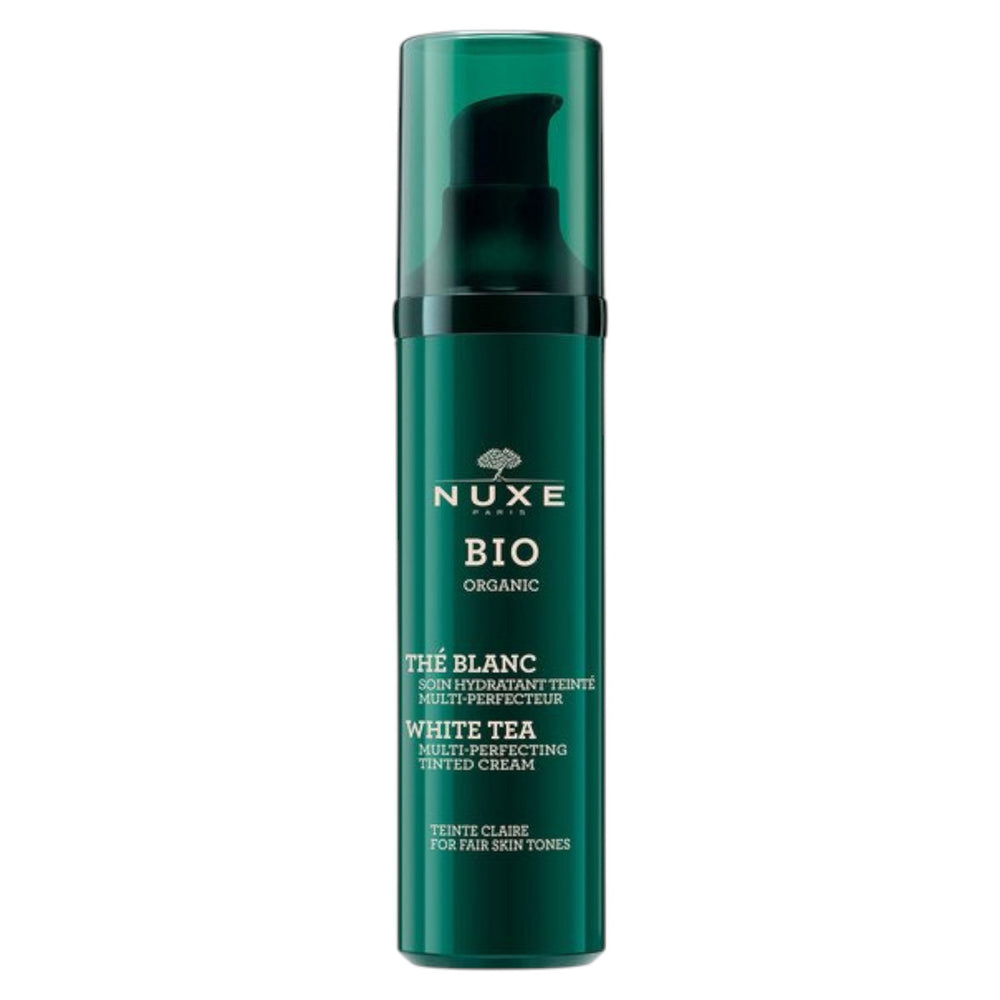 Nuxe Bio Organic White Tea Multi-Perfecting Tinted Face Cream 50ml - Fair Skin Tones for Unisex