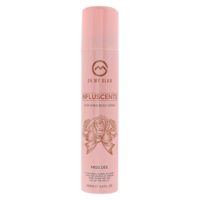Oh My Glam Influscents Body Spray 100ml - Miss Dee, 100 ml for Unisex