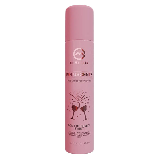 Oh My Glam Influscents Body Spray 100ml - Don't Be Creedy: Event, 100 ml for Unisex