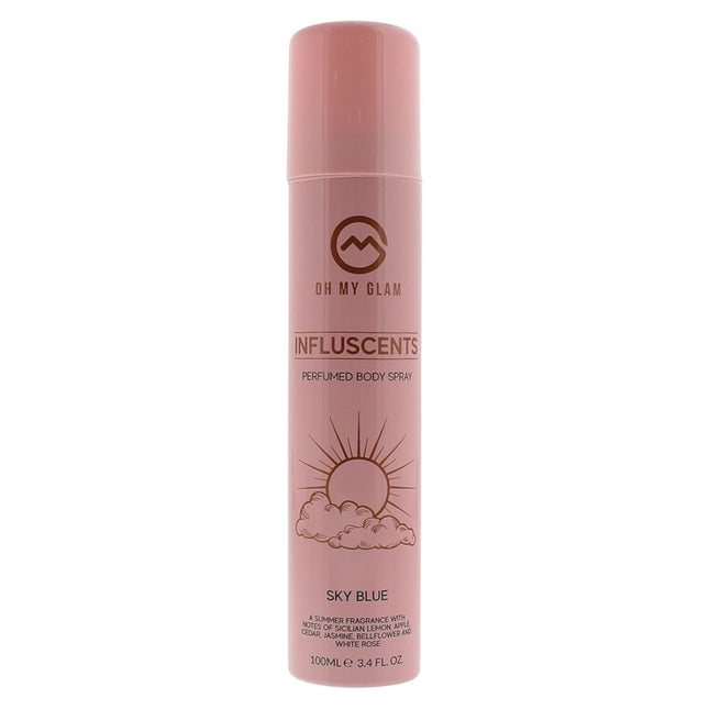 Oh My Glam Influscents Body Spray 100ml - Sky Blue, 100 ml for Unisex