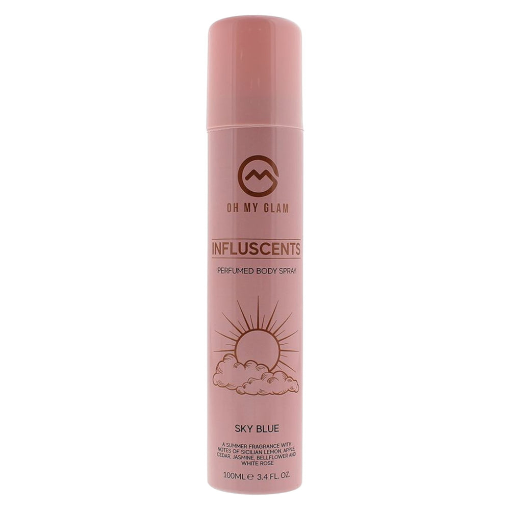 Oh My Glam Influscents Body Spray 100ml - Sky Blue, 100 ml for Unisex