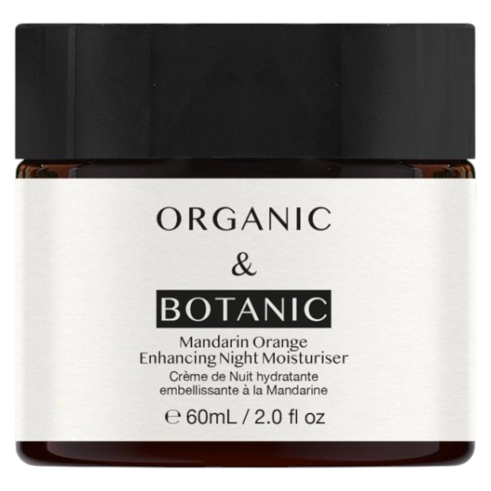 Organic & Botanic Mandarin Orange Enhancing Night Moisturiser 60ml, 60 ml for Unisex