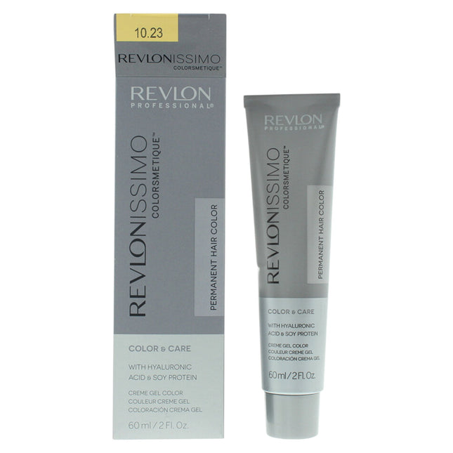 Revlon Revlonissimo Colorsmetique Permanent Hair Color 60ml - 10.23 Pale Pearly Beige Blonde, 60 ml for Unisex